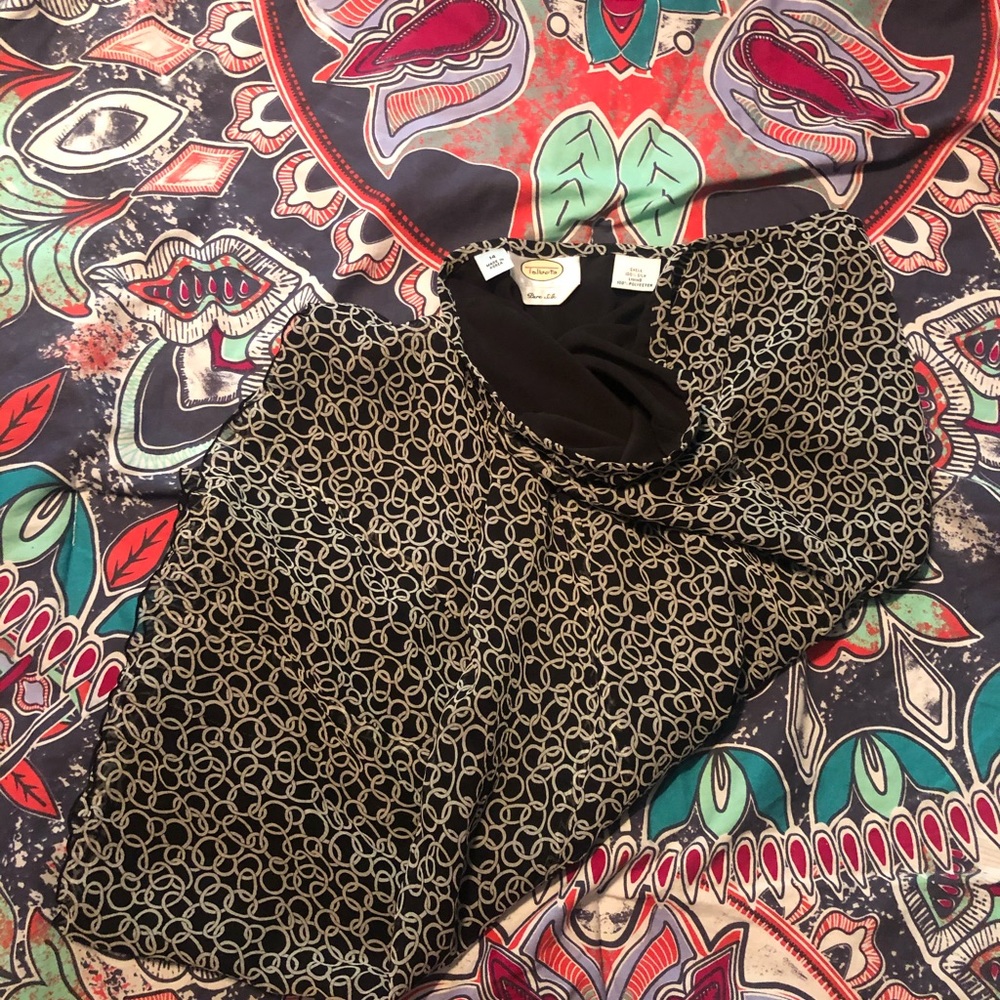 Talbots silk skirt